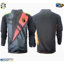 Moški Nogometni dresi Belgija Vratar Domači EP 2024 Dolgi Rokav